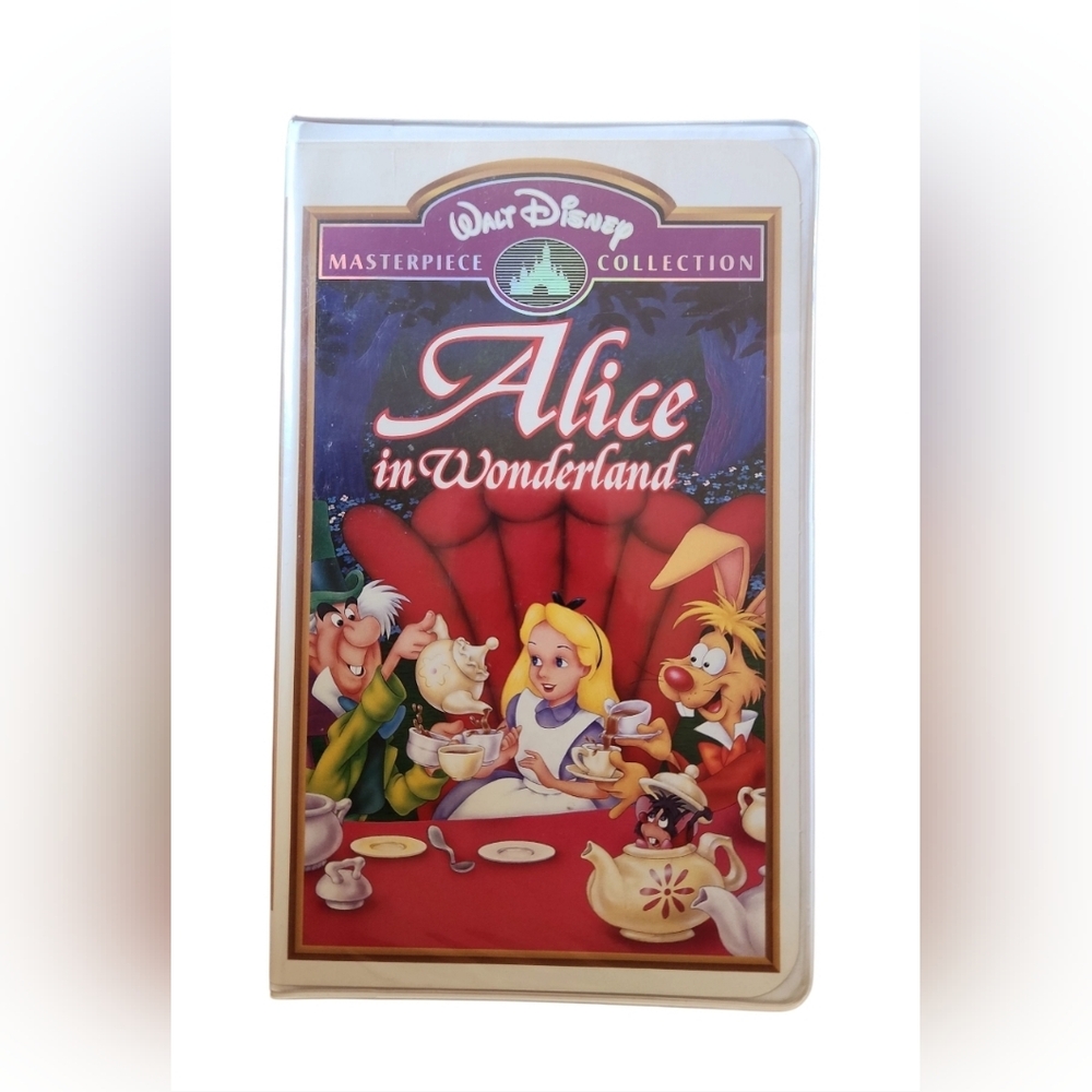 Alice in Wonderland (VHS, 1999) Walt Disney Masterpiece Collection!!
